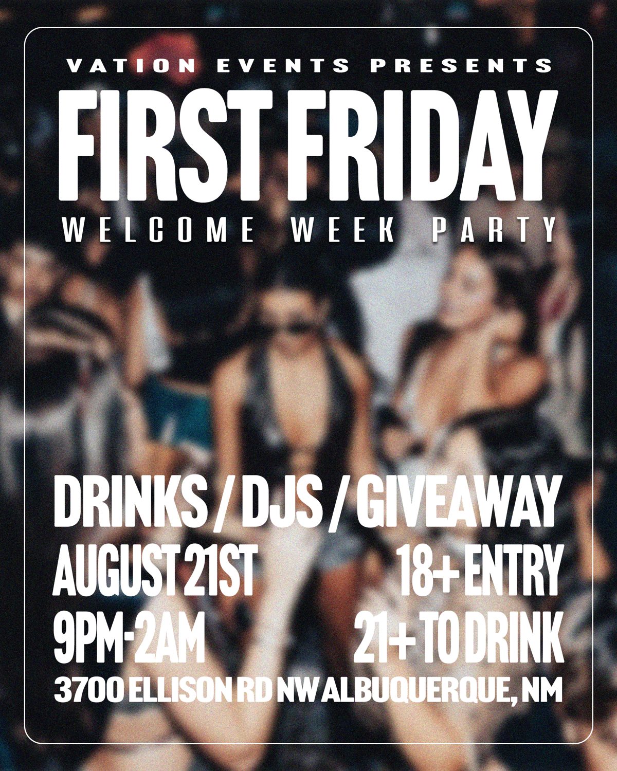 First Friday flyer