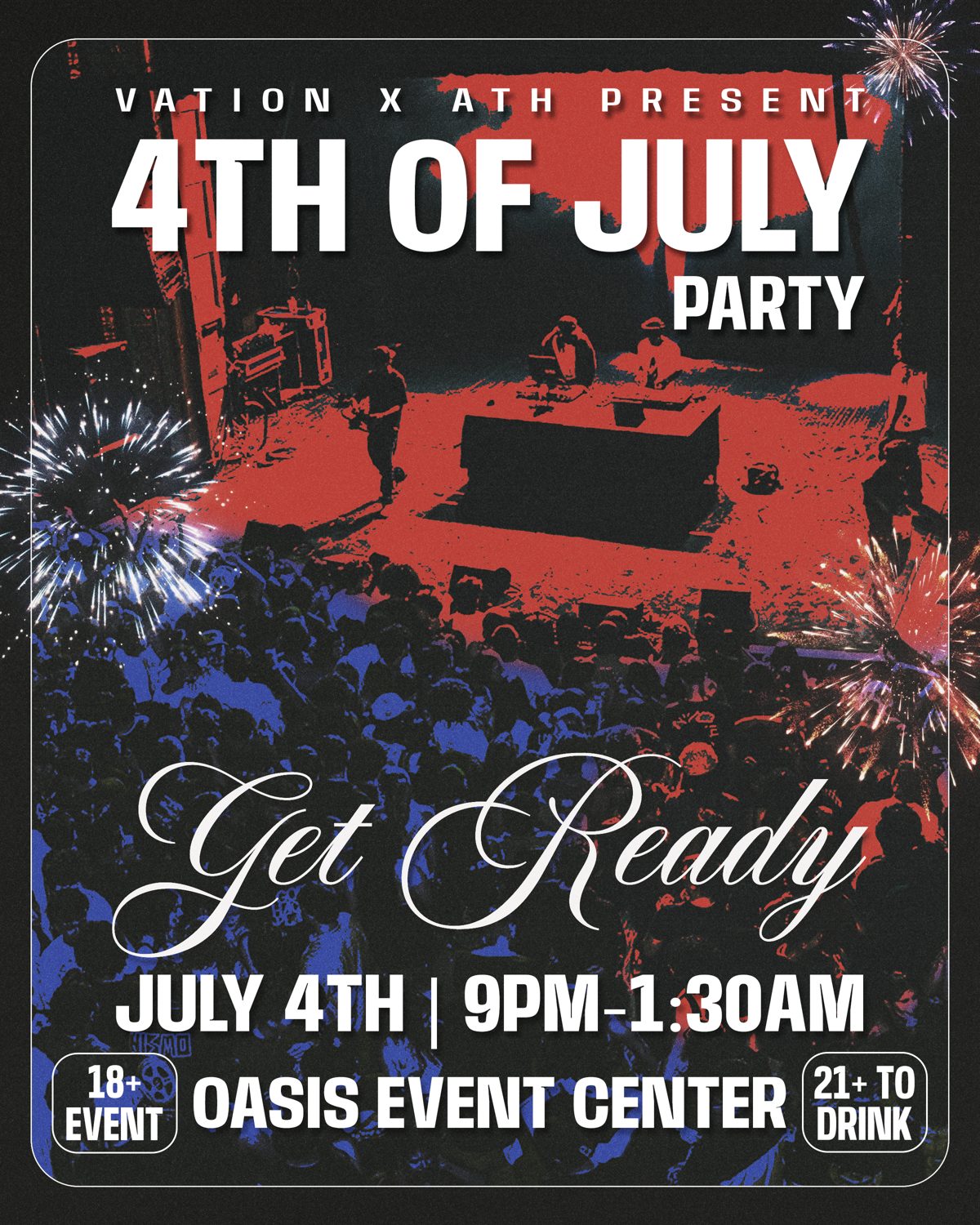 4th of July Party flyer