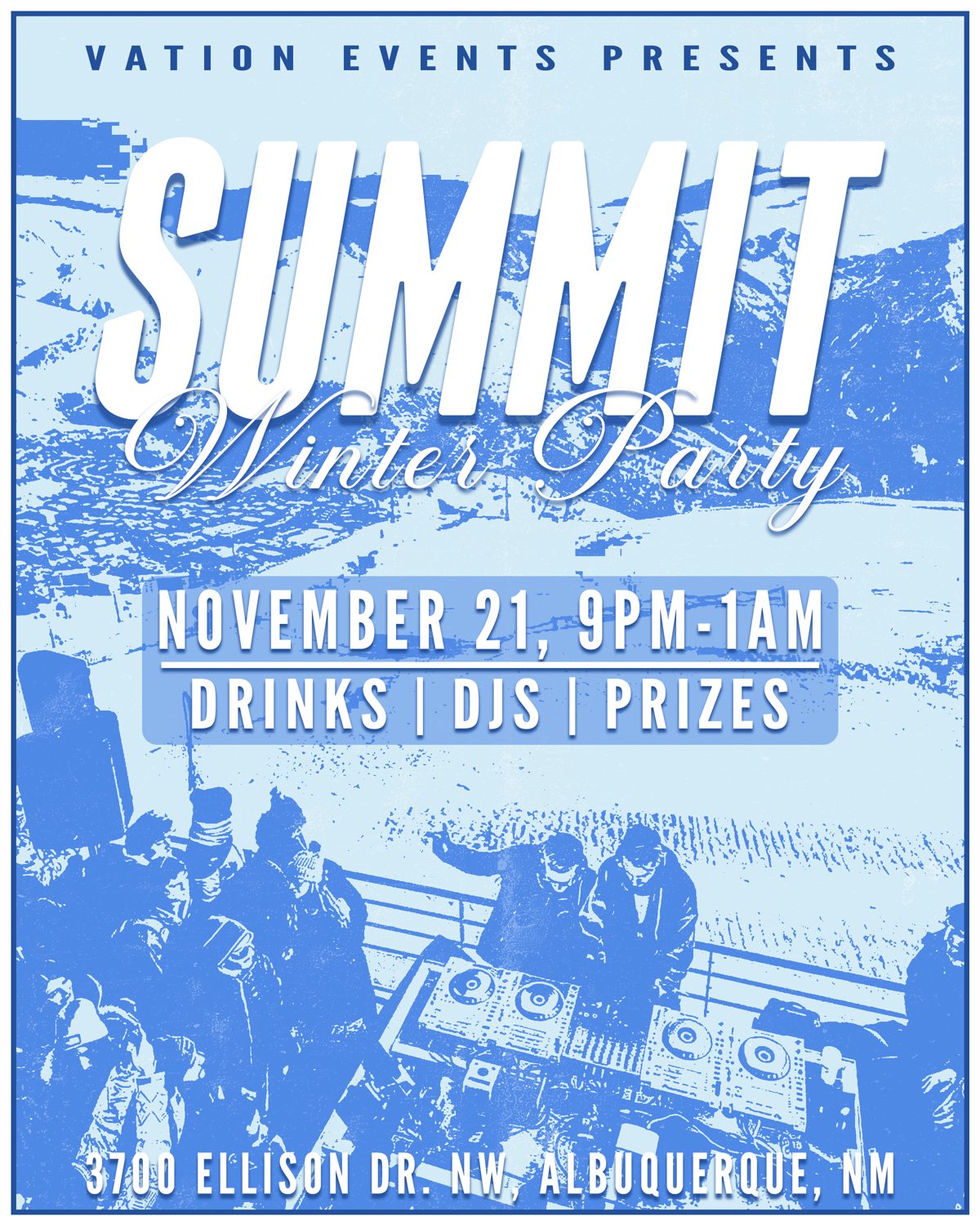 Summit Winter Party flyer
